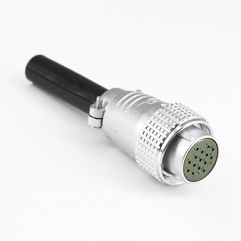 Elecbee Wire to Panel Connector TP24 15 Pin Female Plug and Male Socket 4 Hole Flange Straight Connector